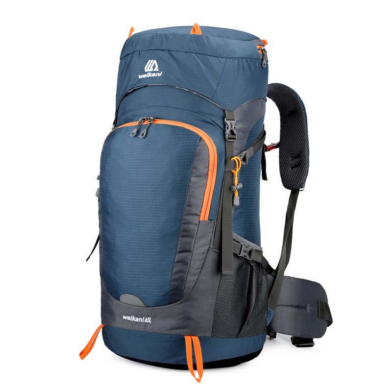 LazyZoom Nouveau sac à dos de randonnée en nylon pour sports de plein air, trekking, camping, 55 + 10 L, avec housse de pluie_voghion.com