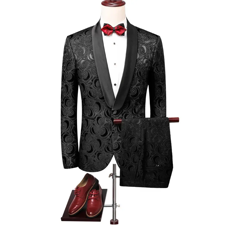 Man's Clothing 2024 New Suit Suit For Men Slim Suit Professional Formal Groom Wedding Dress Three-Piece Suit For Men_voghion.com