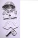 Doll Clothes LBB Clothes Silver Two Piece Windbreaker Shoes Suit Suitable For 15cm17cm LBB One, Two And Three Generations_voghion.com