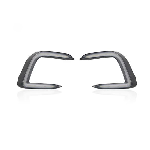 For Volkswagen VW Bora 2023 2024 2Pcs LED Daytime Running Light Daylights With Dynamic Turn Signal DRL Front Bumper Fog Lamp_voghion.com