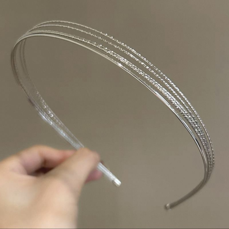Shiny Gold Headband Four Seasons Versatile Simple Thin Hair Band Outdoor Forest Wind Sweet Wash Face Hair Accessories_voghion.com