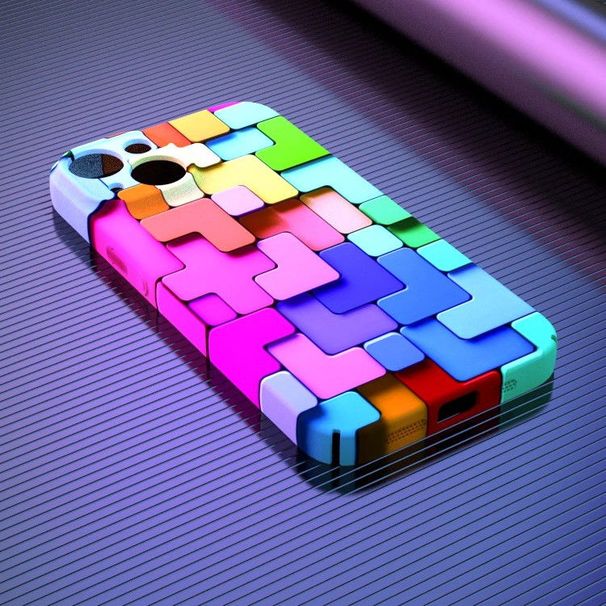 【 Store Hot Sale 】 Color Splicing 16 Phone Suitable For IPhone 15 Pro Hard Case 13/11/14/12xr Ultra Thin Film_voghion.com