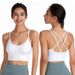 Soutien-gorge de Sport pour femmes, dos rembourré, bretelles croisées, haut court de Yoga, d'entraînement, Bralette_voghion.com