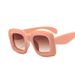 Modna zabavna kvadratna otroška sončna očala Y2K v barvi sladkarij, UV400, modna znamka, oblikovalec, fant, deklica, rdeča, rumena, edinstveno sonce_voghion.com
