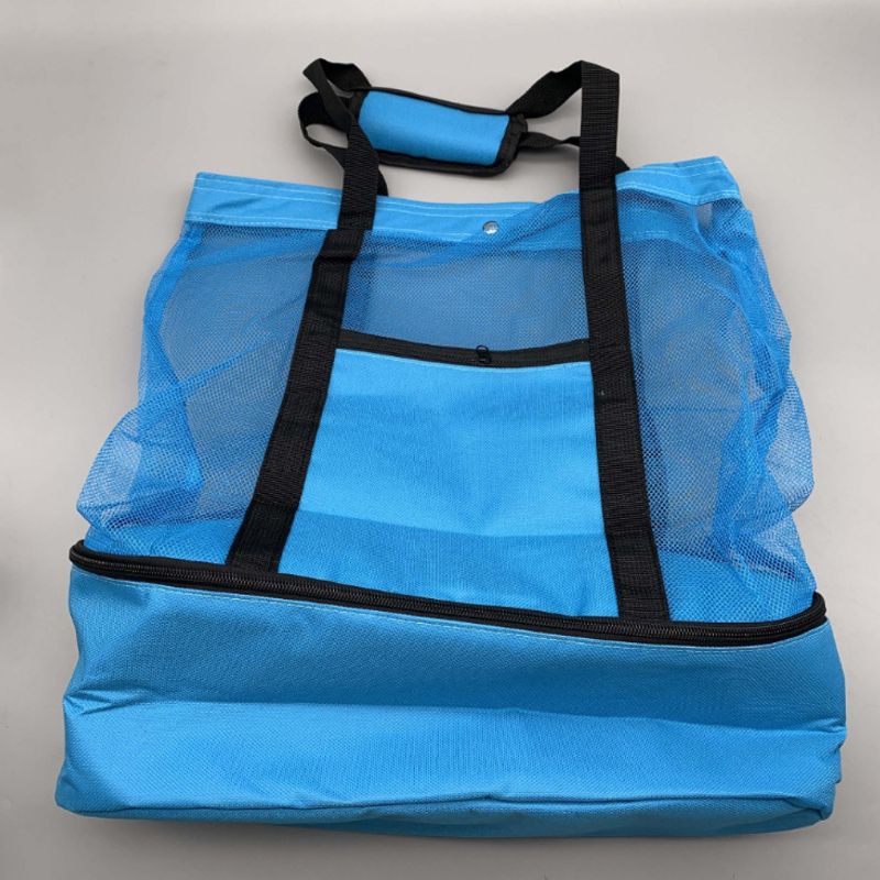 Borsa da spiaggia Borsa da viaggio per esterni Borsa da picnic Borsa da spiaggia Isolamento per la conservazione del ghiaccio Borsa da spiaggia in tessuto a rete Borsa da spiaggia creativa Borsa da ghiaccio multifunzionale_voghion.com