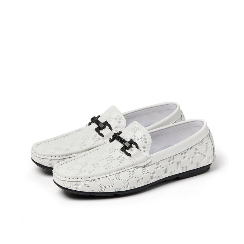 [Top Layer Of Cowhide] Men's Spring And Summer Genuine Leather Slip-on Driving Shoes Business Casual Leather Shoes Toe Shoes Men_voghion.com