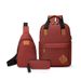 Women's Bags new backpack three piece travel bag men and women's same business computer bag factory wholesale_voghion.com