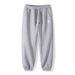 Herrenbekleidung Waffel-Jogginghose Herren Freizeitsporthose Herren lange Hose Herren Herbst und Winter japanische trendige Herrenbekleidung lockere Bündchen_voghion.com
