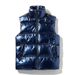 Men's Down Vest 2022 New Glossy Thickened Cold-Proof Large Size Cotton Jacket Casual Youth Winter Coat_voghion.com