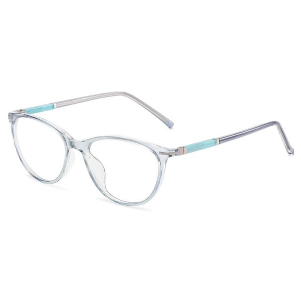 Ramă de ochelari metalică ultra-ușoară, ochelari de miopie cu formă neregulată, nemagnetici, ochelari de vedere pentru studenți cu fața goală TR1602_voghion.com