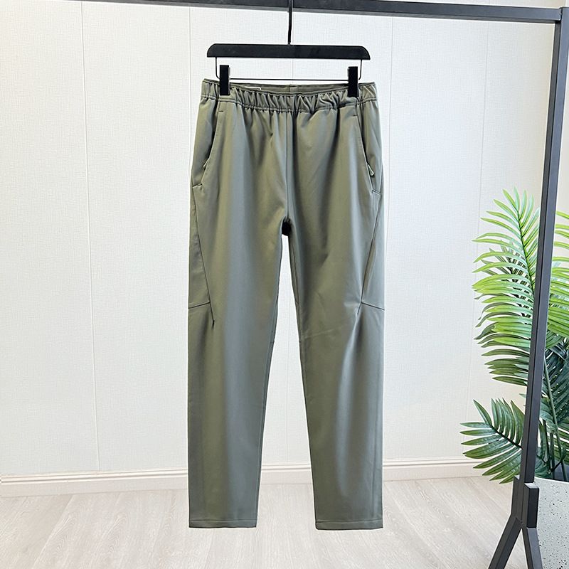 Vêtements pour hommes Pantalons décontractés droits épais en velours pour l'extérieur, coupe-vent et imperméables pour l'automne et l'hiver, pour le sport et les affaires_voghion.com