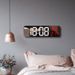 Electronic Alarm Mirror Large Screen Digital LED Desk Hanging Clock Plug-in Version Hot Sale_voghion.com