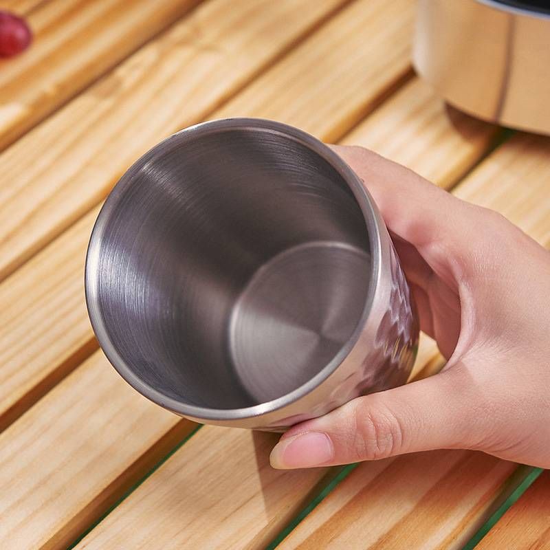 304 Double-Walled Stainless Steel Beer Mug - Insulated Cup For Cold Drinks, Coffee & Cocktails (Dishwasher Safe, Rust-Proof)​_voghion.com