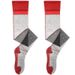 2025d Edge Stockings Long Tube Sexy Leg Socks With Vertical Seam Cuban Heel For Women In Gray And Red_voghion.com