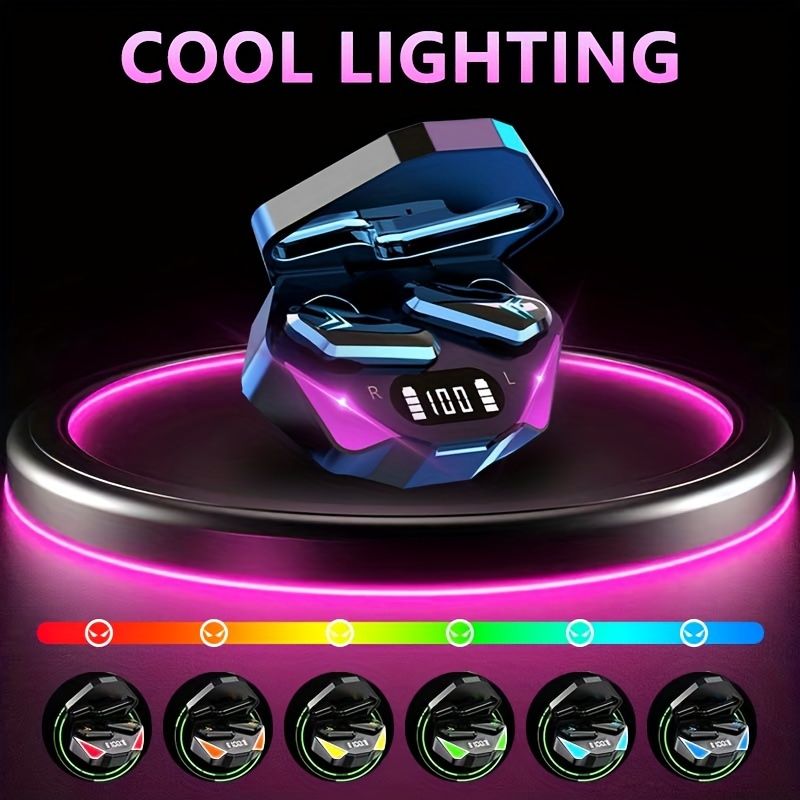 2024 nytt trådlöst headset för spel, e-sport, speciell brusreducering, lämplig för iOS/Android, hög ljudkvalitet, noll latens_voghion.com