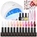 Halloween Armor Oil Gel Tools Phototherapy Light Nail Accessories Complete Set_voghion.com