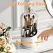 Um 360° drehbarer Make-up-Organizer – staubdichte Kommode_voghion.com