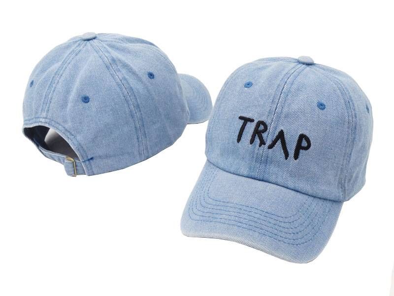 TRAP Hats Embroidered baseball caps Men's and women's fashion cap Men's outdoor sports sun protection hat cap_voghion.com