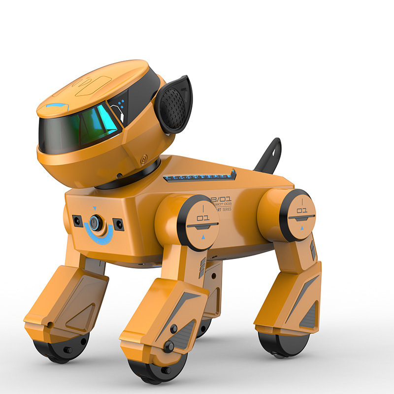 Viedais robotsuns ar mākslīgo intelektu — programmējams Bluetooth robots ar žestu vadību, skāriensensoriem un mūzikas atskaņošanu (interaktīva STEM rotaļlieta bērniem)_voghion.com