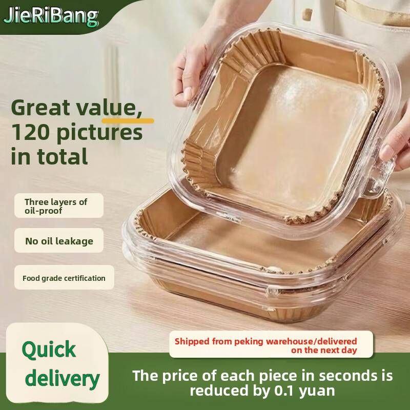 AFryer Parchment Sheets - Square, Non-Stick & Pre-Cut For Hassle-Free Cooking​_voghion.com