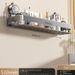 Strong Suction Wall Mount Bathroom Organizer Shelf - No Drill Space Saving Storage For Toothbrush, Cosmetics, Shower Essentials_voghion.com