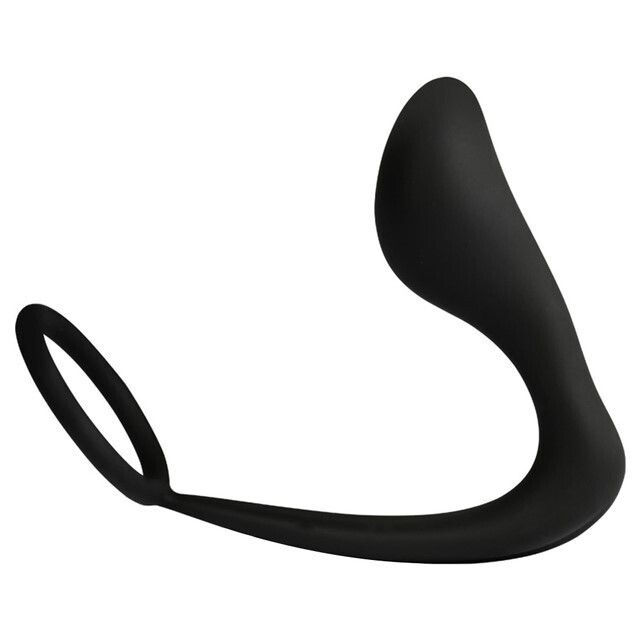Silikon Männlichen Prostata Massager Vibrierenden Butt Plug Anal Vib_voghion.com