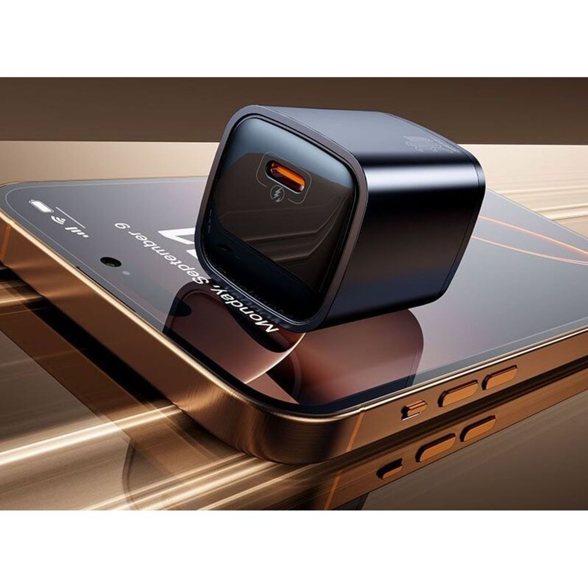 Cargador de un solo puerto para cubos de hielo pequeños de 30 W, certificado por 3C, compatible con cabezal de carga rápida PD_voghion.com