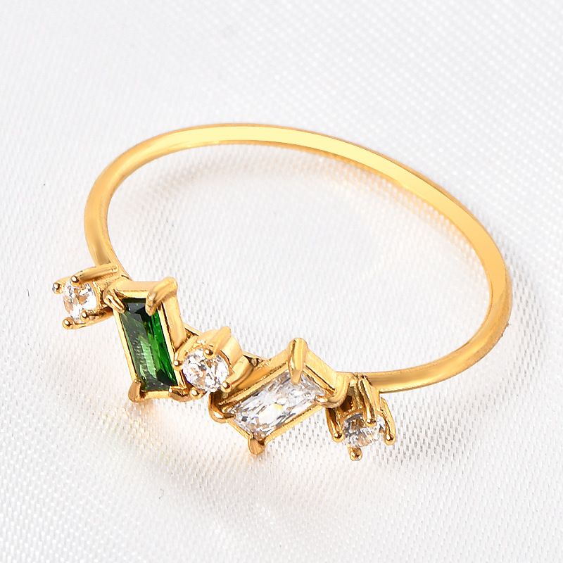 New Simple Luxury INS Multicolor Diamond For Women Hot Selling Fresh Versatile Ring_voghion.com
