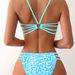 Badeanzug Damen Split Sling Tube Top Leopardenmuster Sexy Rücken Bikini Strandurlaub_voghion.com
