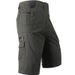 Herrenhose mit lockerer Passform und geradem Bein, Sommer, Übergröße, trendige, lässige, mittellange Hose mit mehreren Taschen, Cargohose aus reiner Baumwolle_voghion.com