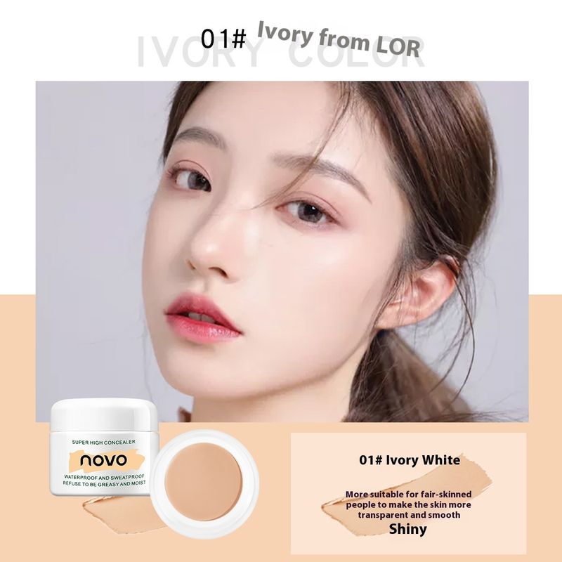 akeup NOVO hochauflösender, klarer Concealer zum Abdecken von Flecken, Gesicht, Akne, schwarzen Augenringen, Foundation, akeup_voghion.com