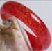 Braccialetto cinese intagliato a mano in giada naturale cinese con sangue di pollo, 54-62 mm._voghion.com