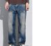 Premium Relaxed Fit Men's Jeans - Straight Leg Comfortable Denim Pants For Casual Wear (Sizes 30-46, Light Blue, Stretch Cotton)_voghion.com