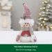 Charming Christmas Figurines Set – Festive Santa, Snowman & Reindeer Plush Decor For Home, Office & Store Displays_voghion.com