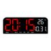 Nuovo schermo di allarme semplice LED da tavolo creativo di grandi dimensioni orologio da tavolo da appendere 0707_voghion.com