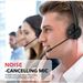 HW03 Lightweight Wired Headset For Call Centers & Gaming – USB/3.5mm/Type-C Versatile Office Headphone With Noise-Reducing Mic_voghion.com