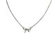 Souchuang S Pure Silver Bow Necklace For Women, Clavicle Chain, Light Luxury Niche Design Pendant, Layered Combination_voghion.com
