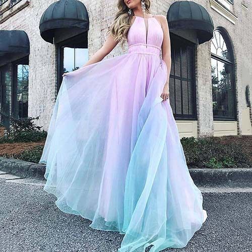 Robe de soirée sexy à col en V profond et à grande taille pour femme, jupe longue quotidienne_voghion.com