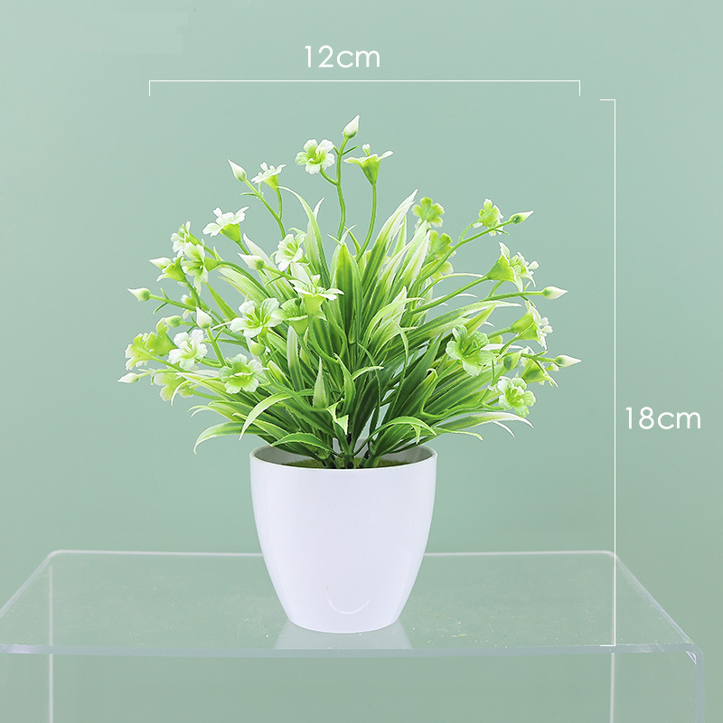 Home Furniture simulated flowers and green plants small ornaments plastic artificial flowers small tree bonsai decorative flower potted plants_voghion.com