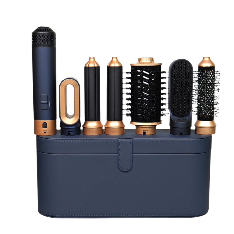 Kit de coiffure 6 en 1 avec sèche-cheveux multifonction et fer à friser automatique_voghion.com