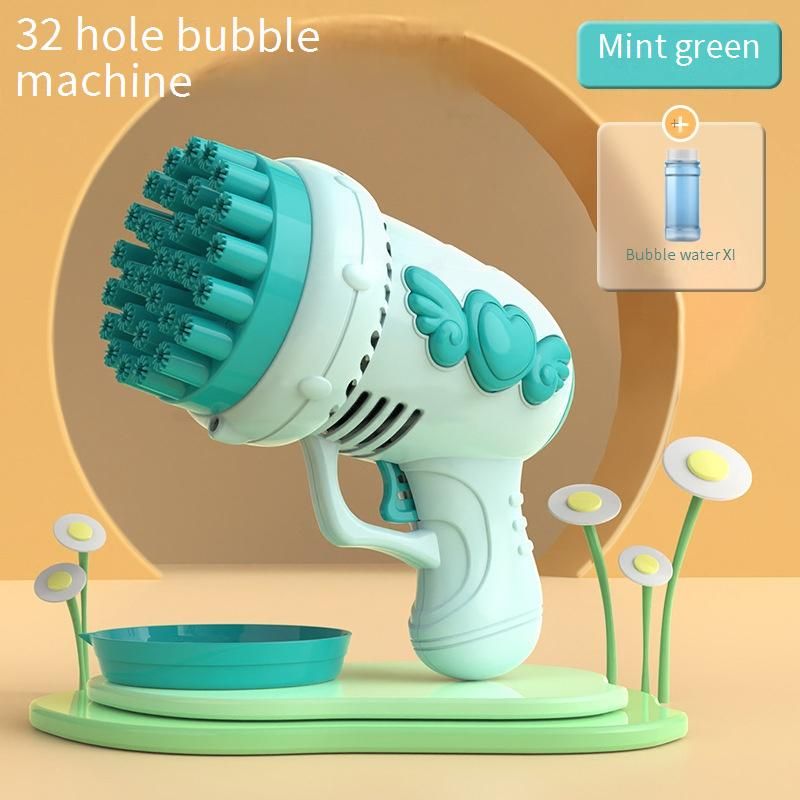 Automatische Seifenblasenpistole für Kinder – Elektrischer Handseifenblasenblaster mit auslaufsicherem Design_voghion.com