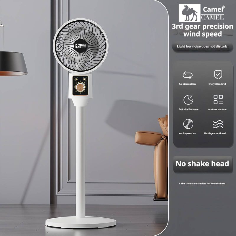 Ventilador circulador de ar com controle de voz inteligente e controle remoto por aplicativo - Ventilador oscilante de pé para uso doméstico e comercial_voghion.com