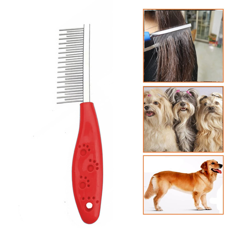 Dog Or Cat Comb Grooming With Short And Long Teeth_voghion.com