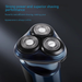 Men's Electric Shaver With Smart Floating 3D Heads, Quick Charge & Waterproof Design For Smooth Shaving Experience_voghion.com