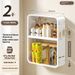 Space Aluminum Wall-Mounted Spice Rack – No-Drill Kitchen Organizer For Oil Bottles, Salt & Condiment Jars (Lightweight, Rustproof, Expandable)_voghion.com