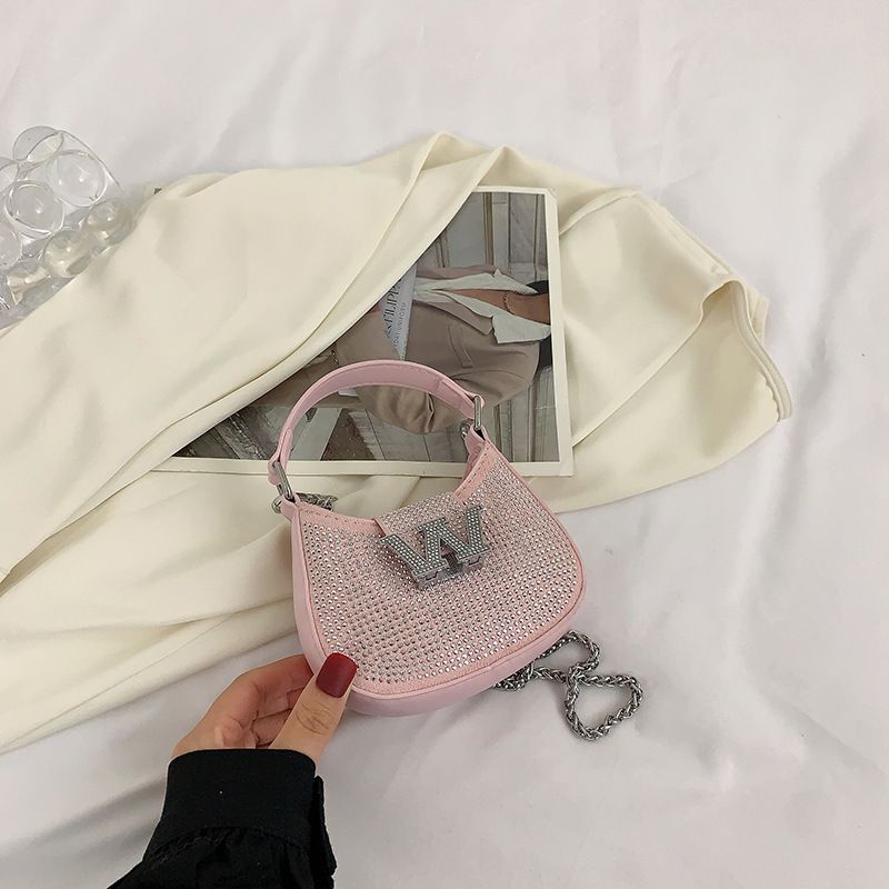 2023 neue Taschen Für Frauen Designer Mini Strass Schulter Handtasche Abend Party Geldbörse Kupplung Kette Sling Tasche Handtaschen_voghion.com