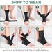 2-Pack Women's And Men's Ankle Sheath, Comfortable Compression Sheath, Adjustable Compression Wrap For Ankle Stabilization_voghion.com