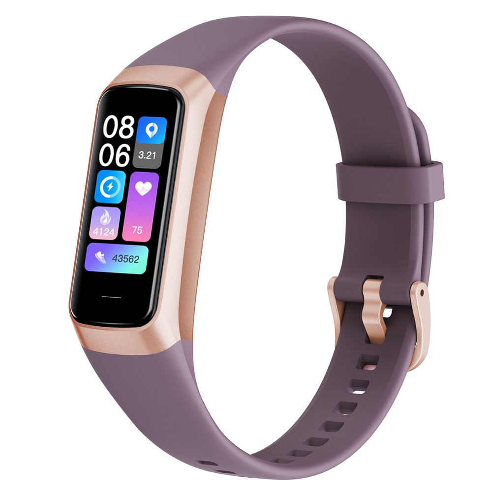 1,1 Zoll AMOLED-Smart-Armband mit Herzfrequenz, Blutdruck, Schlaf, Bewegung, Schrittkalorien, Frauengesundheit, wasserdicht_voghion.com