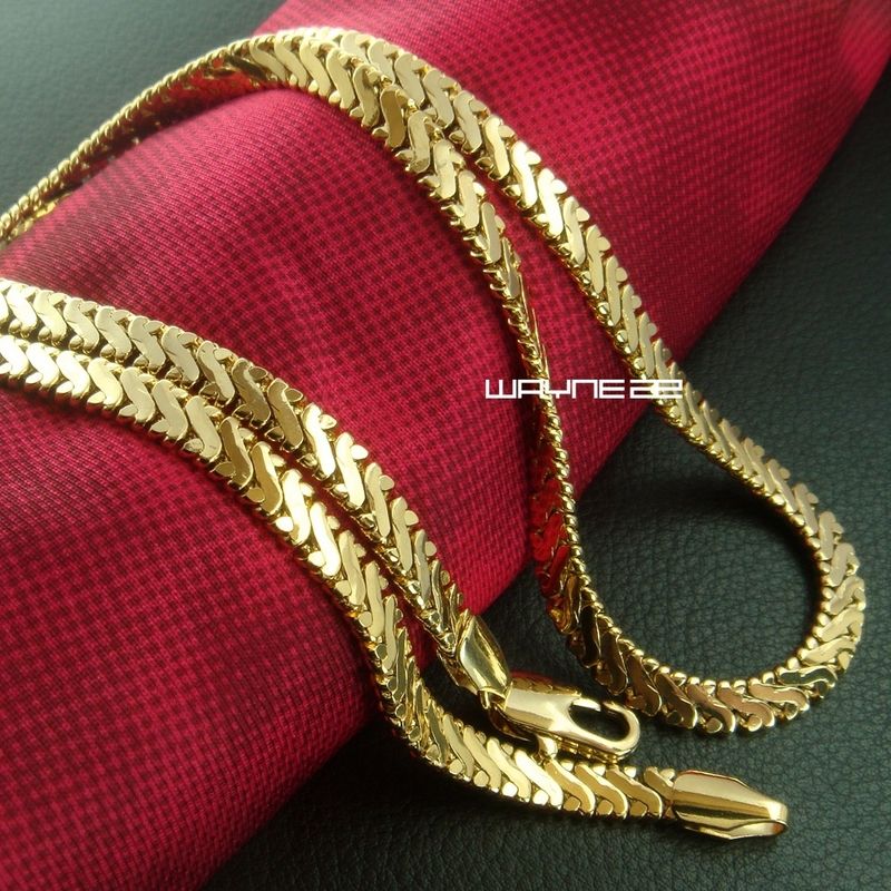 Collana da uomo a catena a serpente; larghezza fascia 4,5 mm (n272)_voghion.com