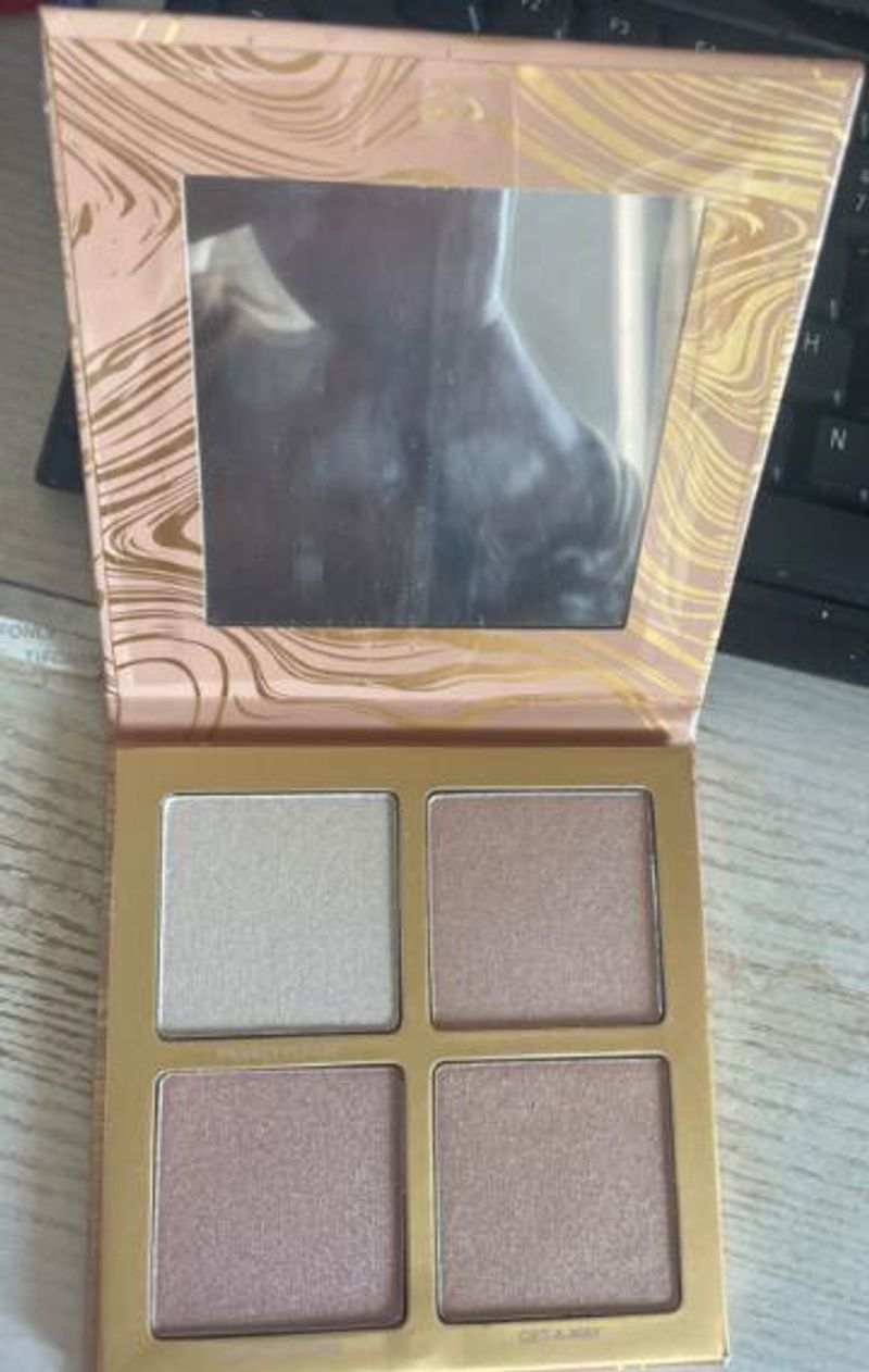 Paleta de farduri de pleoape pentru iluminator în patru culori a lui Ky_voghion.com
